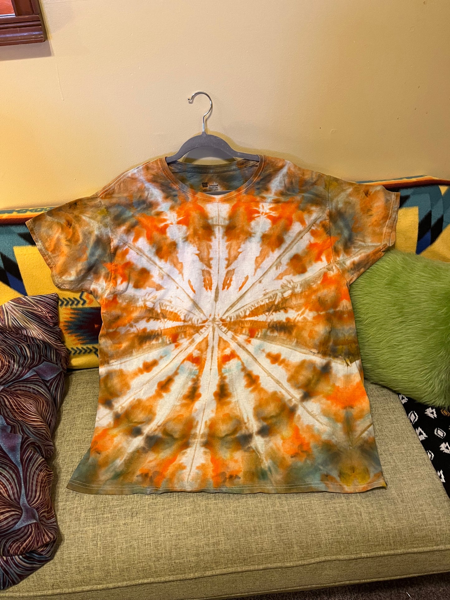 Orange/Brown Mandala Tee(2X)