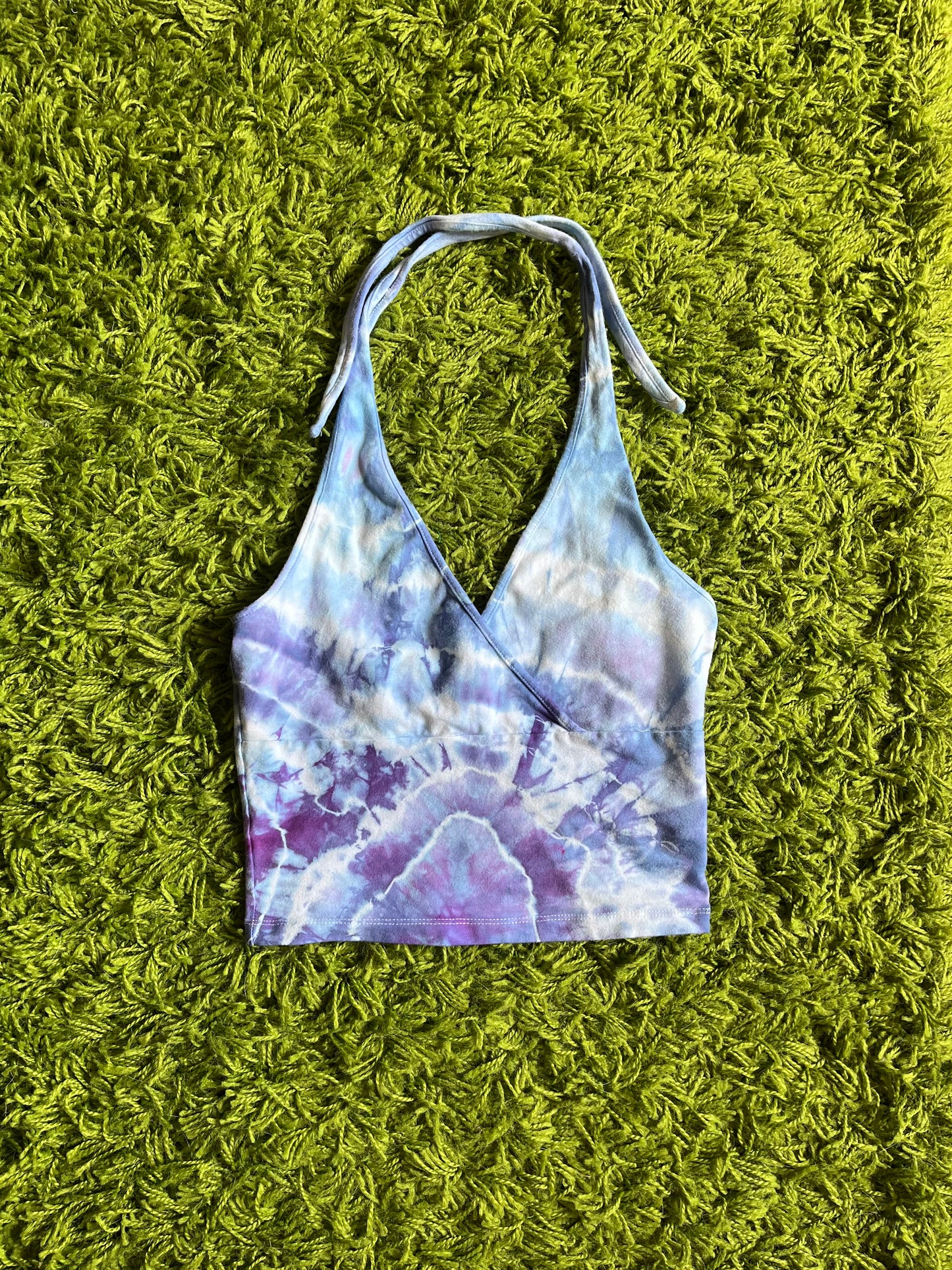 Purple/Blue Halter Top(S)