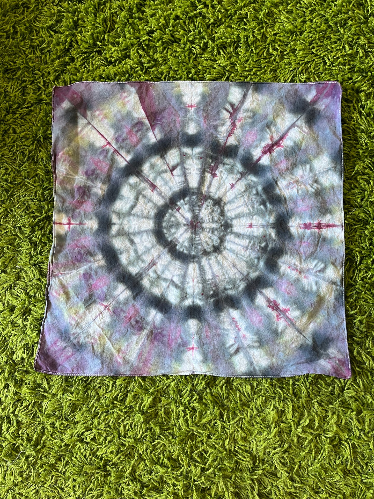 Black/Purple Mandala Bandana