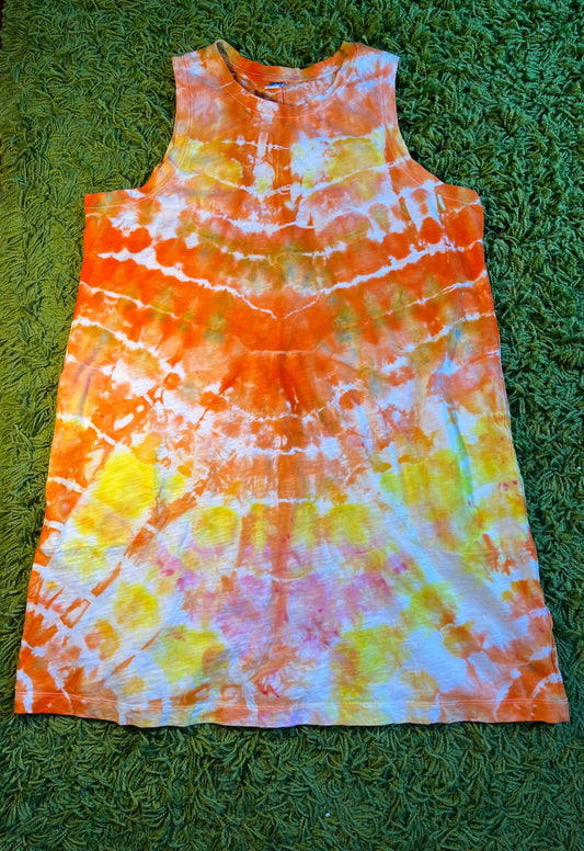 Orange/yellow tunic smock dress( XL/XXL)