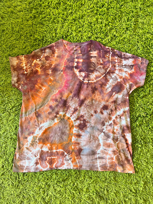 Brown/Orange Geode Shirt(3X)