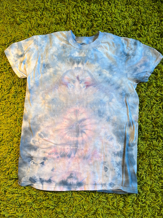 Feeling blue ghost mushroom tee(M)