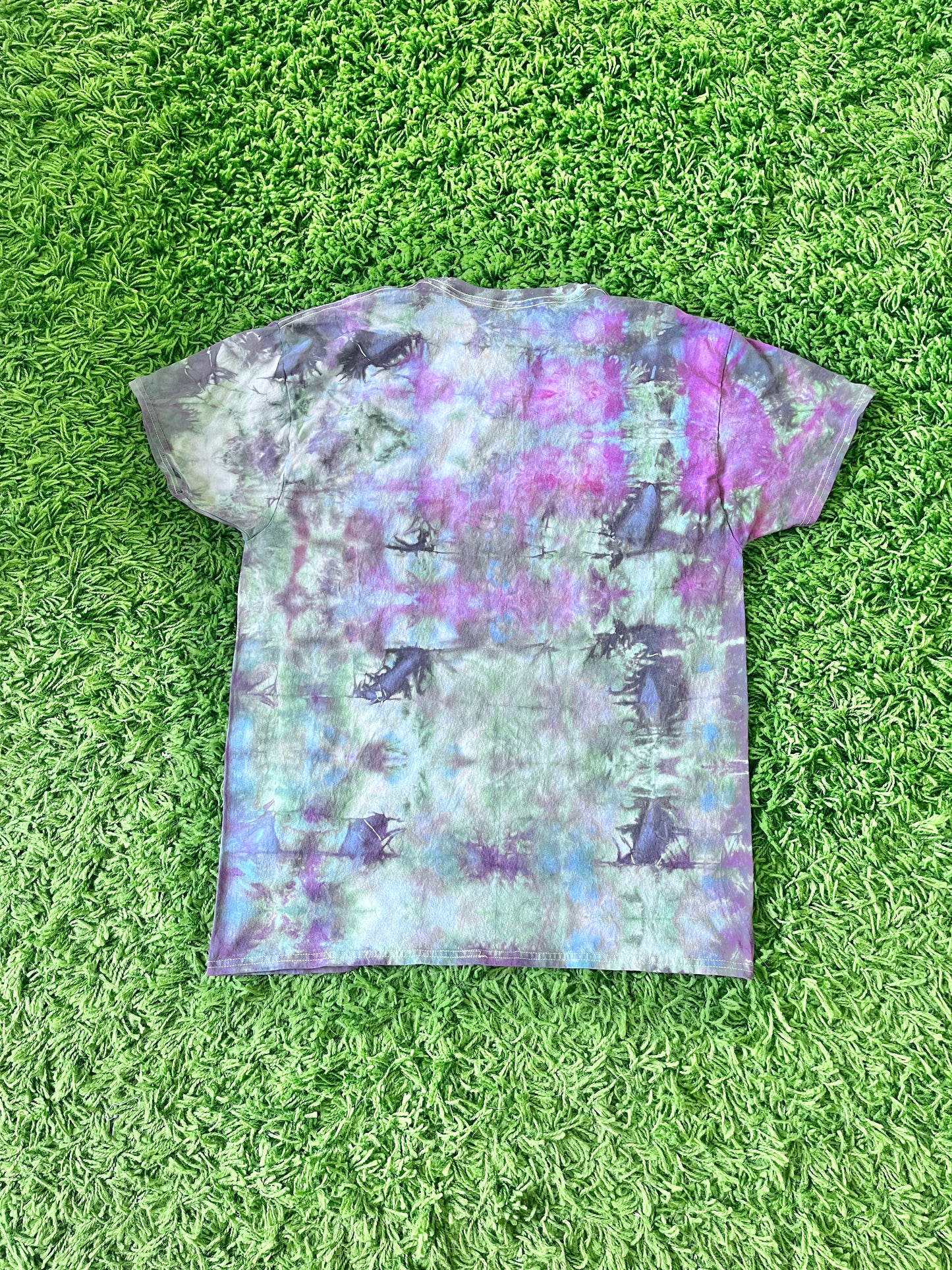 Purple/Green Glitch Shirt(L)