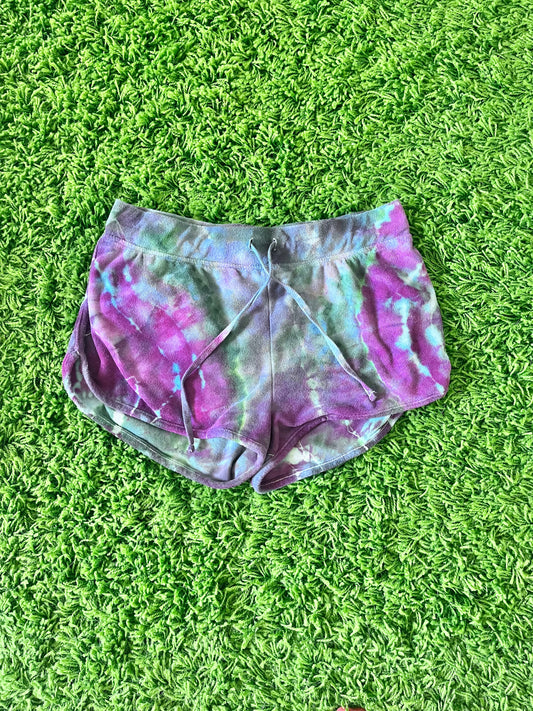 Purple/Blue Terrycloth Shorts(L)